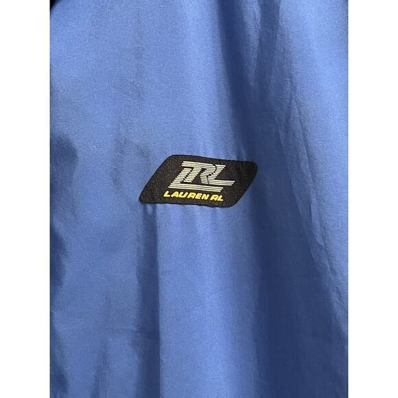 Vintage Lauren Ralph Lauren Windbreaker Jacket Mens Full Zip Blue Sz S Athletic - Picture 3 of 7